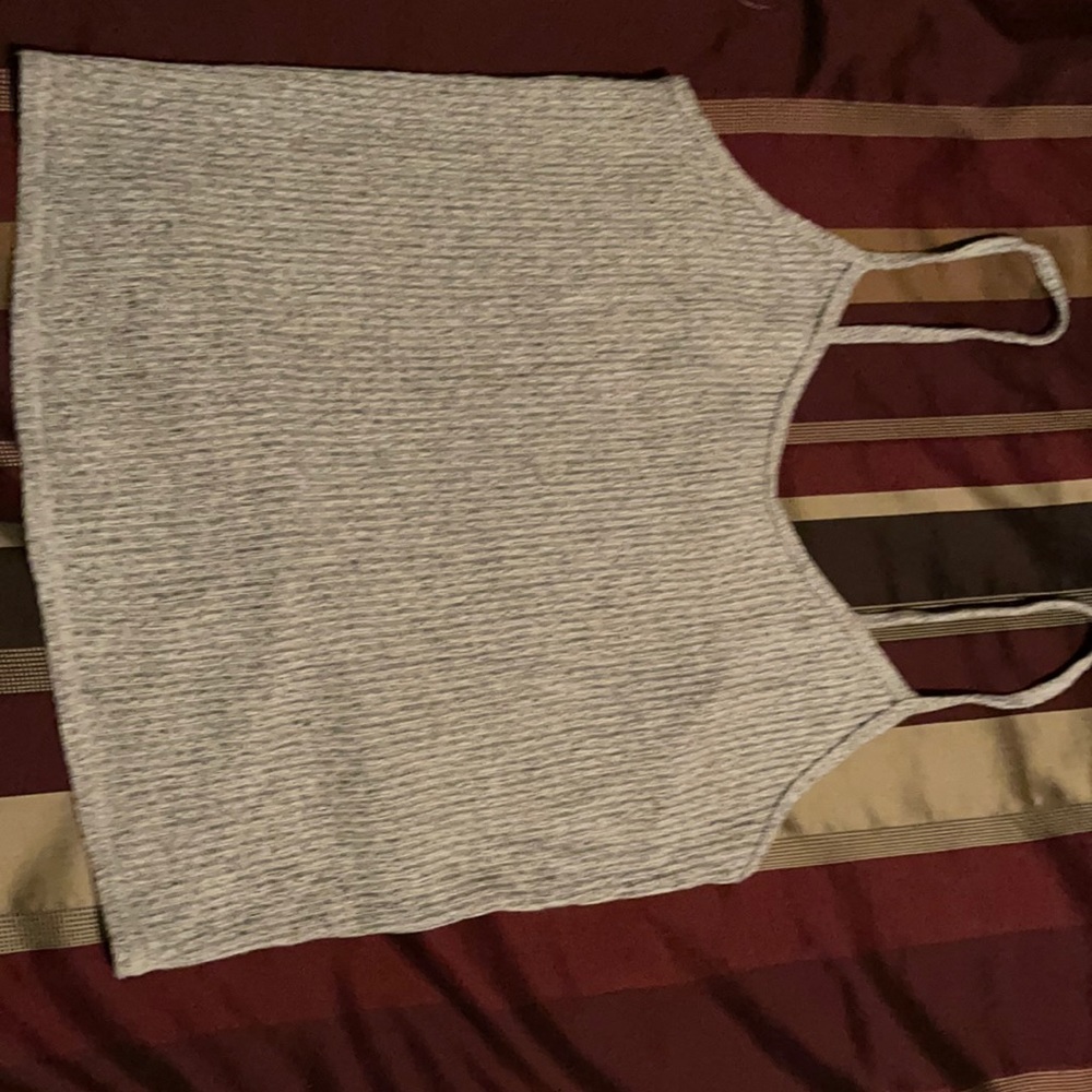 Medium silver crop top